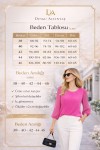 Duygu Altıntaş Fuşya Pileli Bluz – Şifon Kol Detaylı Rahat Kalıp Şık Bluz